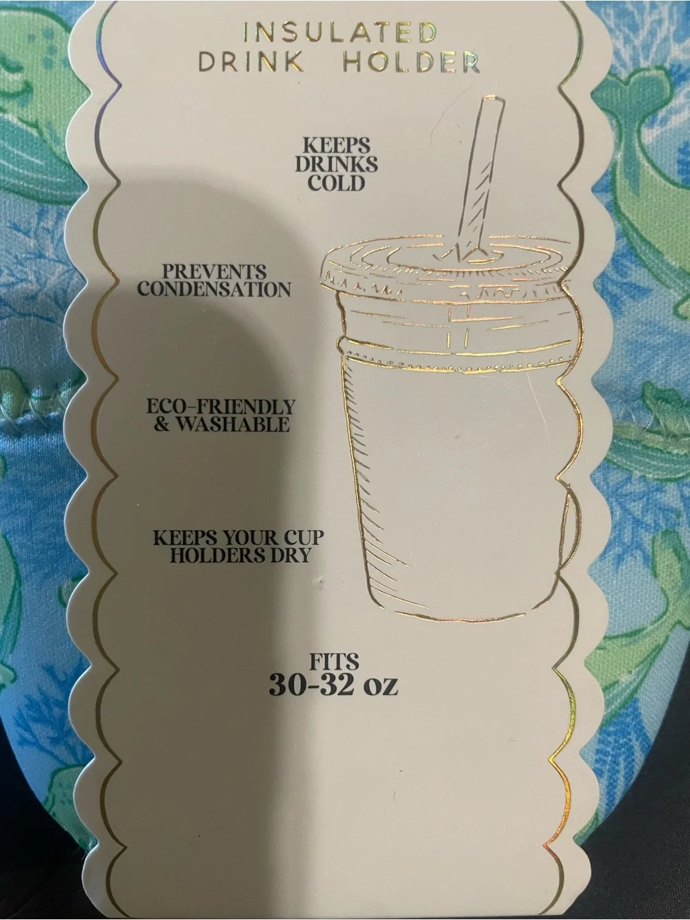 Simply Southern Insulated Drink Holder  fits 30-32 ounces.